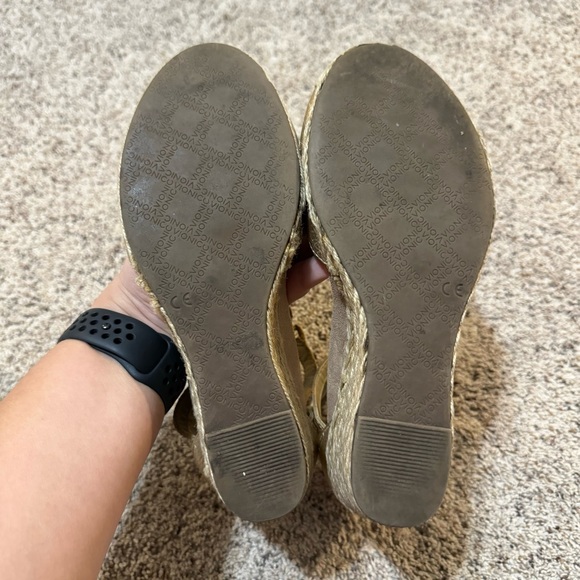 Vionic Aruba Calypso Lace-Up Wedge Gold Espadrilles—7 - Picture 14 of 14